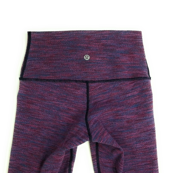 LULULEMON Wunder Under High Rise Crop II Pant Roll Down Size 2 - Picture 7 of 8